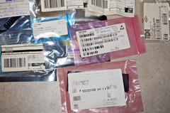 Mixed Lot of Electronic Parts – IC, Op-Amp, Diode, RF Amp, Capacitor, Chips, PCB