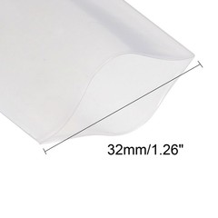 PVC Heat Shrink Pipe Tube 50mm Flat Width for 18650 5M Clear