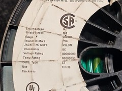 Reel Options 100Ft THHN Building Wire 6 AWG – Green/yellow – Stranded Conductor