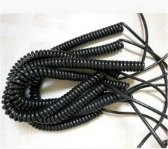 Cores Spring Spiral Cable Coiled Cable for CNC Handheld Encoder 1PC