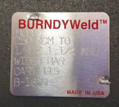 Burndy BCB-4 Mold 250 MCM to 1/4″ x 1-1/2″ & Wider Bar Cat# B-1655