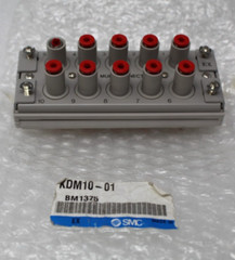 SMC KDM10-01 Multi-connector, KDM ONE TOUCH Pneumatic, 1/8IN. ODTUBE, 10 STATION
