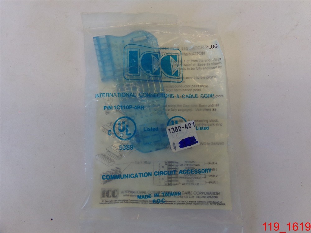 Qty=8: ICC IC110P-4PR Communication Circuit Accessory
