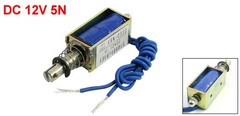 Electric Door Lock Solenoid DC 12V Force Open Frame Electromagnet