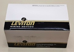 LEVITON 5380-I Surge Suppression Receptacle – IVORY – New in Box