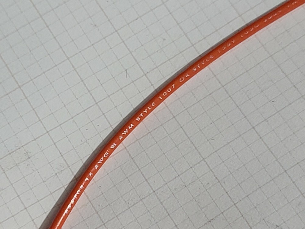 Unified Wire #16awg Stranded Tinned Copper UL-1007/1569 Lead Wire Orange /100ft