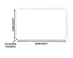 Card Blank Plastic Card Blank Debit Card Premium PVC 86 x 54 x 0.76mm CR80