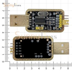 CH340G RS232 Upgrade to USB TTL Auto Converter Adapter STC Brush Module Lot