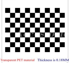 1pc Film Calibration Board Checkerboard Optical Calibration Board Machine Vision