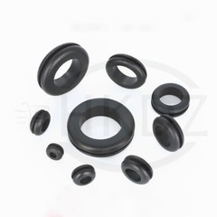 Open Wiring Grommets Rubber Black Open Grommet Cable Hole Electrical 3mm – 80mm