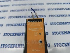 Lot 2pcs. Weidmuller PRO ECO 120W 24V 5A DIN-Rail Power Supply 24V 5A