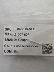 Kearney 21007-60P Type KS Fitall Fuse Link 7.5A Cooper Power Utility Electrical