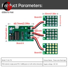 CD4017+NE555 Water Flow Light DIY LED Electronic Kit Soldering Learning Project