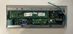 Simplex 4603-9101 LCD Remote Annunciator 07431007 W/ Trim Plate