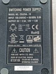 RS 454-5119 OEP 5 VDC12 VDC OUTPUT POWER SUPPLY