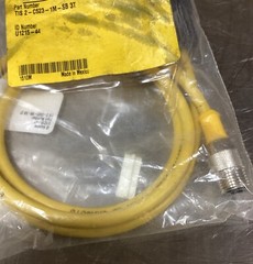 TURCK TIS 2-C523-1M-SB 3T SOLENOID QUICK DISCONNECT W/ LED