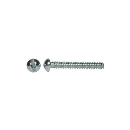 Fastenal 27327, #6-32 TPI x 1″, Steel, Round Head, Slotted Machine Screw, 1 pc