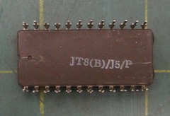National Semiconductor NMC27C32Q-35 Integrated Circuit w/ Window, 24 Pin, 12 Pos
