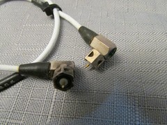 13 & 7 Inch Coaxial RF Microwave Pigtails Thin White With Microdot Connectors