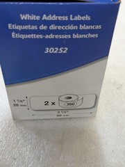 DYMO WHITE ADDRESS LABLES 30252 2 X3-1/2″ 1 1/8″ x 3 1/2″28 mm x 89 mm