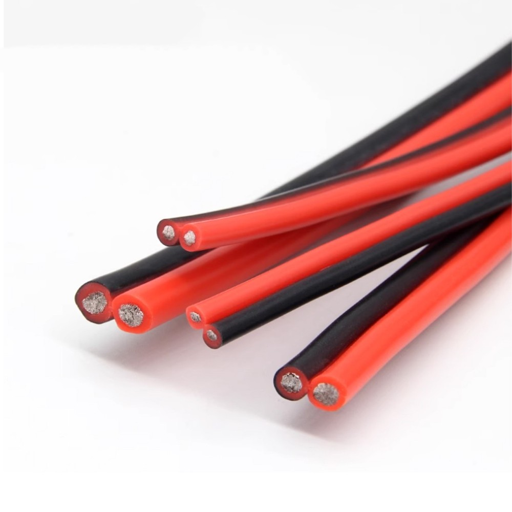 UL2468 Twin 2 Core Cable 0.08mm²~1.2mm² Tinned Copper Wires flame retardant wire