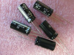 ECE-A1VGE471 470uF 35V 20% CAPACITOR RADIAL ALUM ELECTROLYTIC (LOT OF 5)