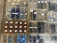 Lot of Assorted Electrical Components Parts Capacitors Transistors Resistors