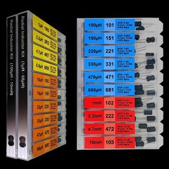 EEEEE 20 Values 160 Pcs Inductor Kit 1uH to 10 mH DIP Radial Power Choke Indu…