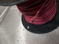 #4) NEW Spool of Electric Wire – 12 Guage Solid 200′ Red