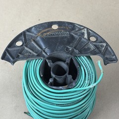 5LB of 12 Gauge Green Solid CU THWN THHN AWM Wire Copper Cerrowire USED