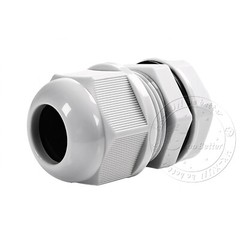 IP68 Waterproof White / Black Cable Gland Compression Glands M8-M72 / PG7-PG63