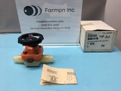 GEORGE FISCHER 315 PVDF D25 DN 20 PN 10, VALVE DIAPH MAN, 25MM, PTFE, 146907