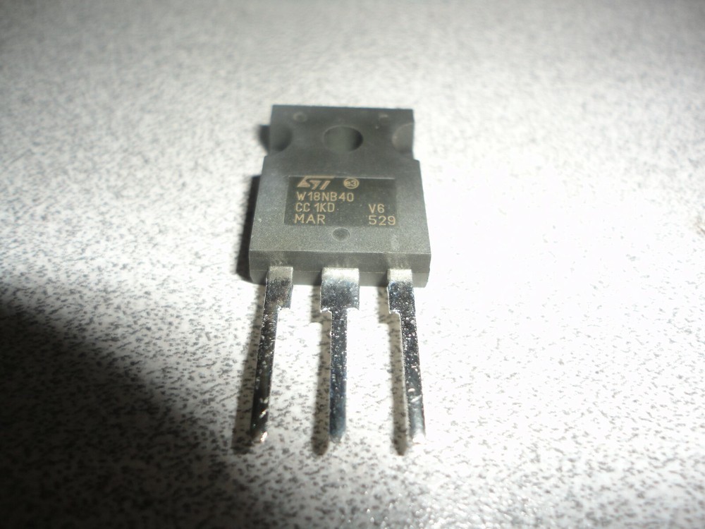 ST N-CHANNEL FET TO3P STW18NB40 USED BT VARIOUS BRANDS AND MODELS 400V 18A SHORT