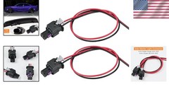 2 PCS Side Marker Light Pigtail Chrysler 300 2015-2024 Connector Wire