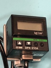 2 SUNX DPX-210A DIGITAL VACUUM PRESSURE SENSOR, 191674