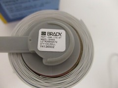 BRADY PSPT-094-175-WT, HEAT SHRINK LABELING PERMA SLEEVES, 0.094″ DIA 100/ROLL
