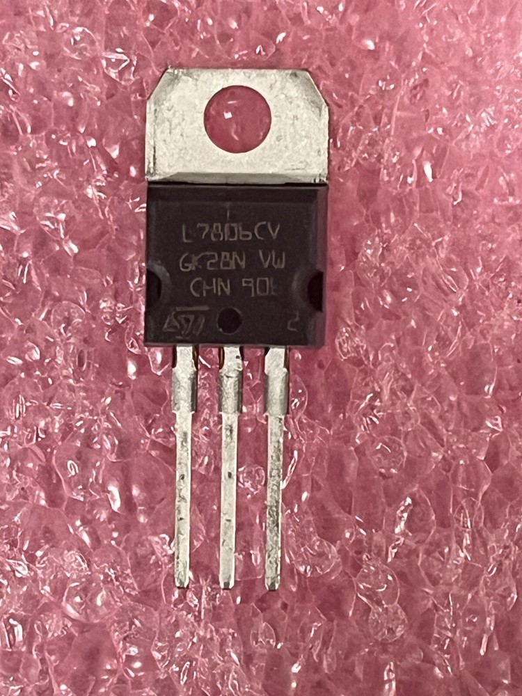 L7806CV 6V VOLTAGE REGULATOR 1.5A TO 220 ST MICRO (LOT OF 10)