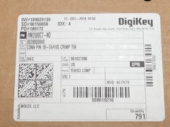 Molex 0039000040 Connector Crimp Terminal Pin 18-24AWG – NEW Surplus!