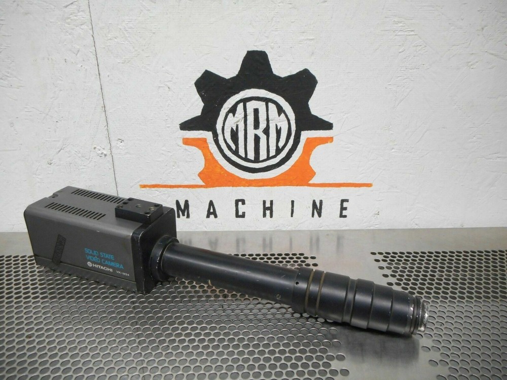 HITACHI VK-M24 Solid State Video Camera AC24V 60Hz 5W Titan Tool Zoom Obj. 1-65