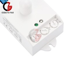 DC12-24V AC110-240V 5.8GHz Microwave Radar Sensor Body Motion HF Detector Switch