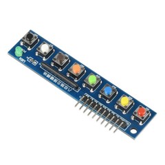 8 Bit Keypad Module with LED Indicator Touch Button Module for Microcontroller