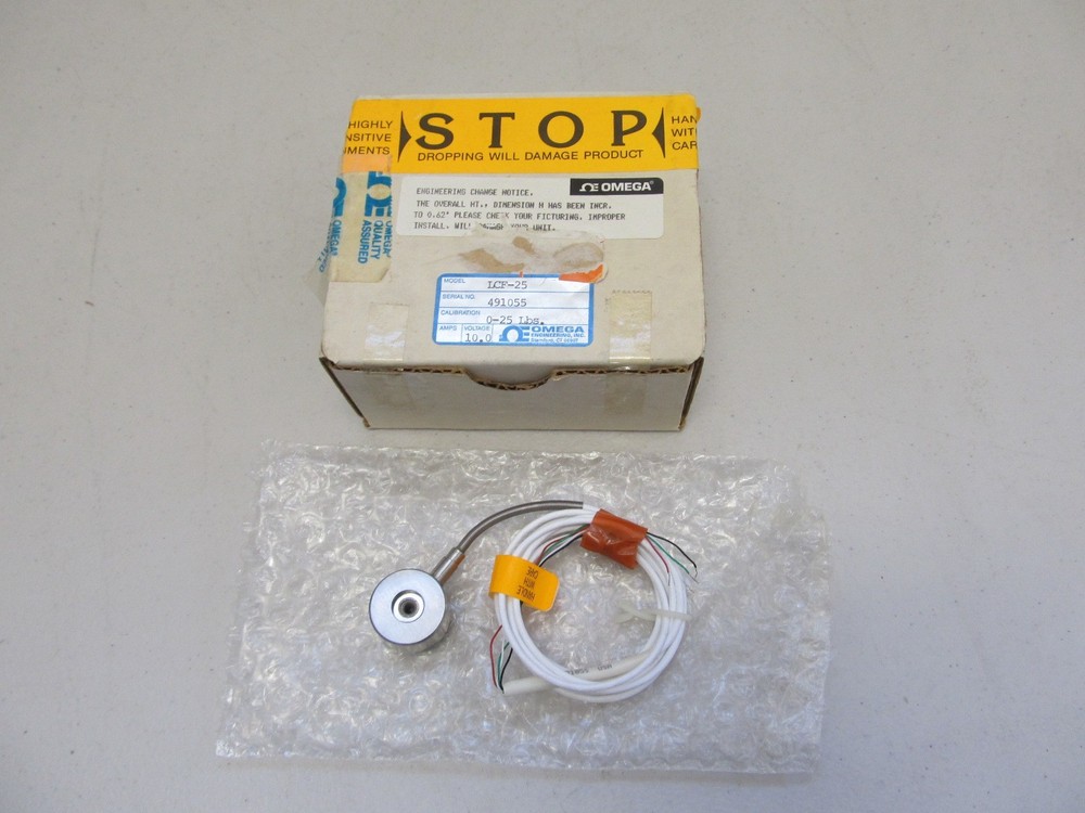 OMEGA ENGINEERING LCF-25 0-25LBS 10V Transducer