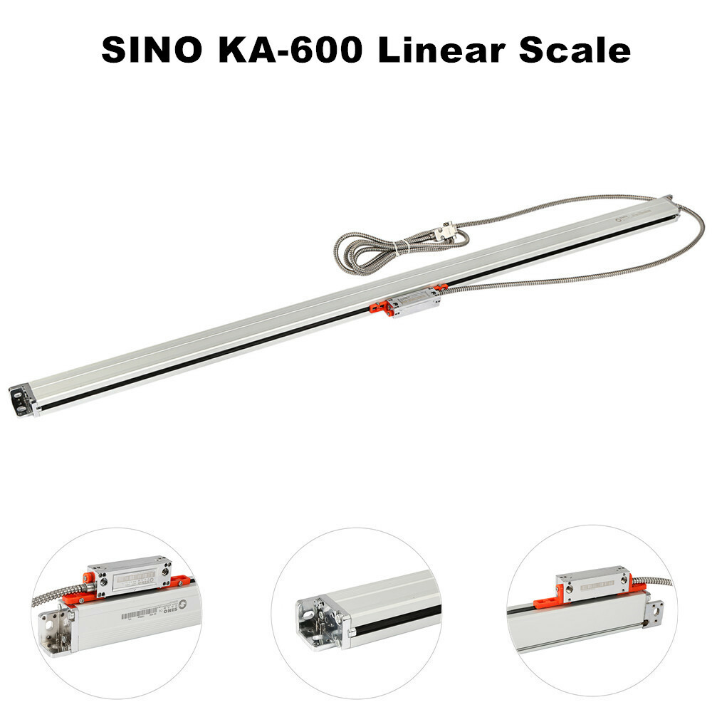 SINO KA600 1100 1200 1300 1400 1500mm 5micron TTL DRO Linear Glass Scale