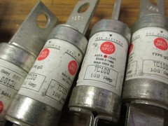 NEW GEC ALSTHOM TC100 RED SPOT FUSE 100A 660V ,.. LL-02C