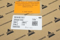 New Reel of 10000 Vishay Semiconductors 1N4150W-HE3-18 Diodes 50 Volt 500mA 4ns