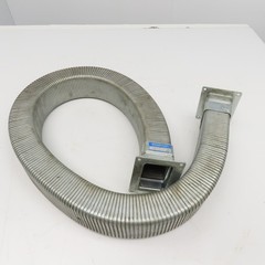 EDK Gelenkohr 2-1/4″ x 3″ Flexible Steel Feed Thru Wireway Cable Carrier 51″ OAL