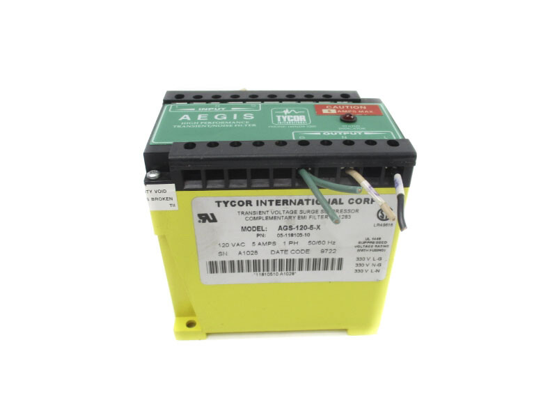 TYCOR AGS-120-5-X 05-118105-10 120VAC 5A UNMP