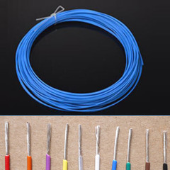 Blue Flexible PTFE FEP Wire Silver Plated Copper Cable HiFi Audio Speaker DIY