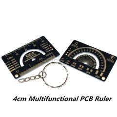 4cm FR4 Multifunctional PCB Reference Ruler Measuring Tool Angle Measure Meter