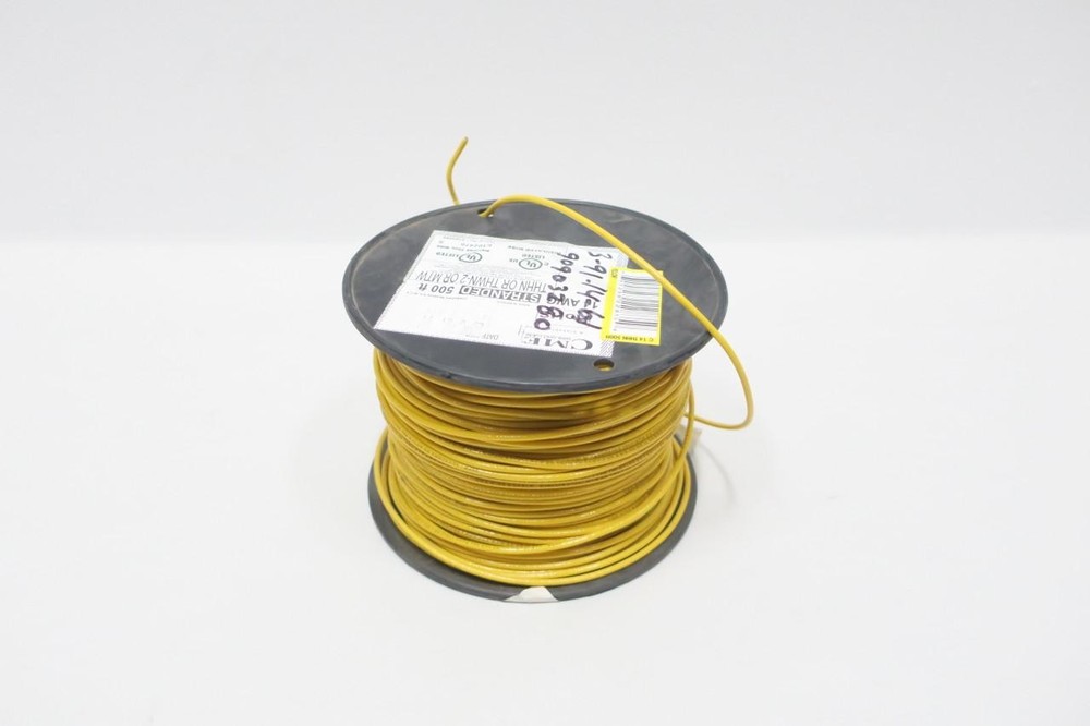 Cme E102470 Stranded Thhn/thwn-2/mtw Yellow Wire 14awg 500ft